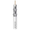 Genesis 50076101 RG6 CCS Quad-Shield Coaxial CATV Cable, 18 AWG Solid BC, CL2, CM, Sunlight Resistant, 500′ (152.4m), Reel-in-Box, White
