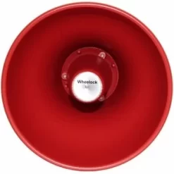 Eaton STH-15SR Supervised Horn Loudspeaker, Adjustable Mounting, 25/70V, 15W, Indoor Or Outdoor, Red