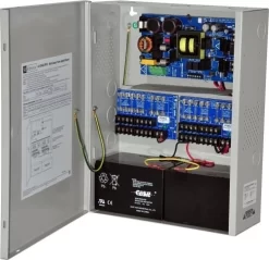 Altronix AL1024ULXPD16 Power Supply Charger, 16 Fused Outputs, 24VDC At 10A, BC400 Enclosure